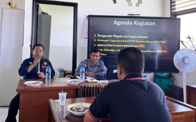 Sosialisasi Penggunaan LMS UPTD SMPN 28 Satap Salenrang