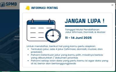 Pendaftaran Peserta Didik Baru SMPN 28 Satap Salenrang telah Dibuka